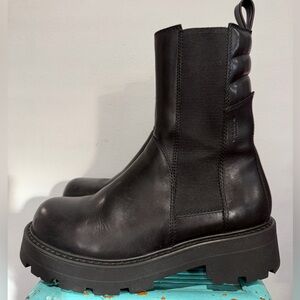 Vagabond Shoemakers Cosmo 2.0 Chelsea Black Leather Boot Size 36